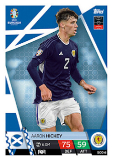 Aaron Hickey Scotland Topps Match Attax EURO 2024 #SCO6
